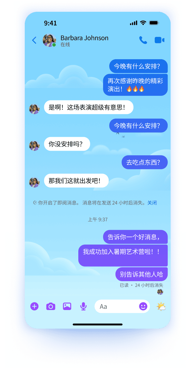 Feature asset for 消息控制选项 section